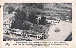 Ranch Motel Postcard