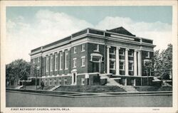 First Methodist Church Postcard