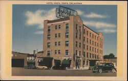 Hotel Vinita Postcard