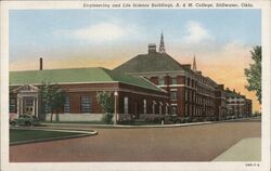 Engineering and Life Science Buildinfs, A.&M. College Postcard