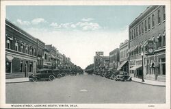 Wilson Street Looking South Vinita, OK Postcard Postcard Postcard