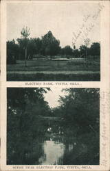 Electric Park Vinita, OK Postcard Postcard Postcard