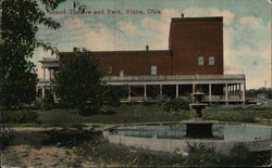 Grand Theater and Park Postcard