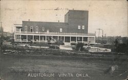 Auditorium Vinita, OK Postcard Postcard Postcard