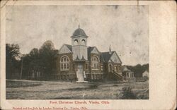 First Christian Church, Vinita, Okla. Postcard