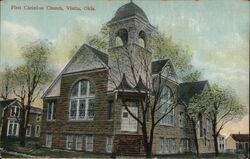 First Christian Church Vinita, OK Postcard Postcard Postcard