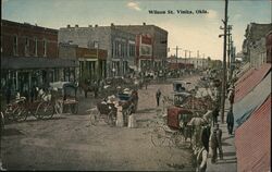 Wilson Street Vinita, OK Postcard Postcard Postcard