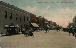 Wilson Street Looking South - Peanut Wagon Postcard