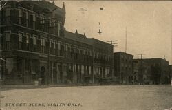 Street Scene Postcard