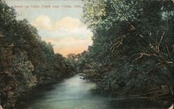 Cabin Creek in Oklahoma Postcard