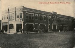 International Bank Block Postcard