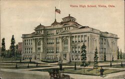 Vinita High School Oklahoma Postcard Postcard Postcard