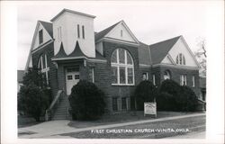 First Christian Church Postcard