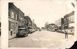 Street View Vinita, OK Postcard Postcard Postcard