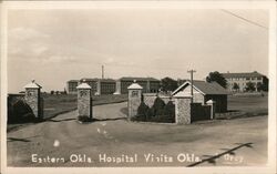 Eastern Oklahoma Hospital Vinita, OK Grey Postcard Postcard Postcard