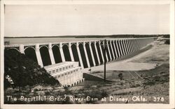 The Beautiful Grand River Dam Postcard