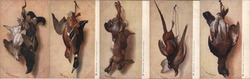 Set of 5: English Game Birds Postcard