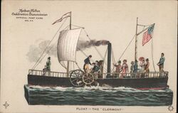 Float - Clermont Steamboat Postcard