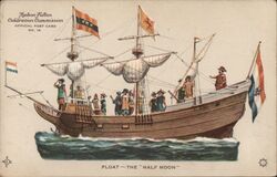 Float - The Half Moon Ship Postcard