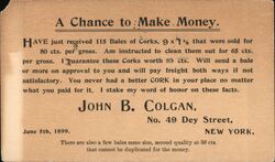 A Chance to Make Money Postcard