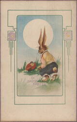 O! Happy Easter Bunny Postcard With Bunnies Postcard Postcard Postcard