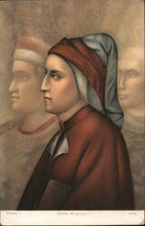 Dante Alighieri Portrait Postcard