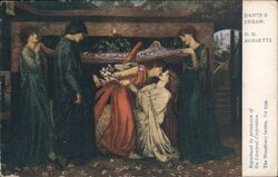 Dante's Dream by D.G. Rossetti Postcard