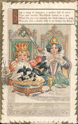 Sing a Song of Sixpence Postcard Postcard