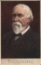 Robert Browning Portrait Postcard