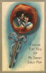 I could Eat You Up My Sweet Lolly Pop Postcard