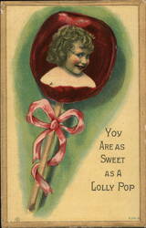 Sweet as a Lolly Pop Postcard