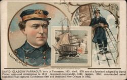 Admiral Farragut Postcard