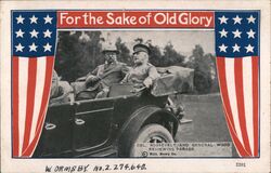 Col. Roosevelt Reviewing Parade Postcard