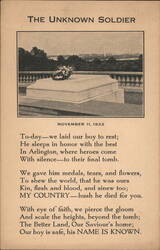 The Unknown Soldier Tomb, Arlington Virginia Postcard Postcard Postcard