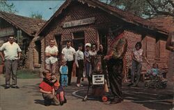 Knott's Berry Farm Organ Grinder Postcard