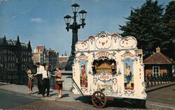 G Perlee Amsterdam Barrel Organ Netherlands Postcard Postcard Postcard