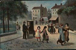 The Street Organ Postcard