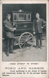 Ford and Barris Street Musicians Postcard