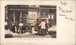 Organ Grinder Italian Quarter Detroit, MI Postcard Postcard Postcard