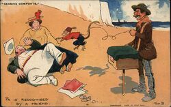 Seaside Comforts Comic Postcard Postcard