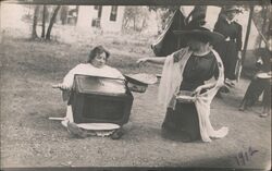 Comic Hobos with Drum 1912 Postcard