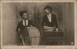 Pat & Patachon Postcard Organ Grinders Postcard Postcard Postcard