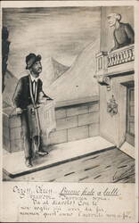 Italian Postcard, Street Musician Organ Grinders M Weinard Postcard Postcard Postcard