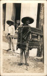 Mexican Organ Grinder Mexico Organ Grinders Postcard Postcard Postcard