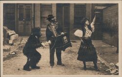 Costumed Group Sepia Photo Postcard People Postcard Postcard Postcard