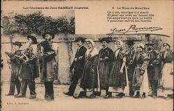 Jean Rameau Wedding Postcard Postcard