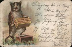 Louis Wain Cat "You Do Not Know" Postcard