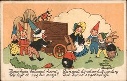 Freddie Langeler Dutch Gnome Children Postcard Postcard