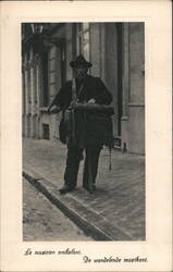 Le Musicien Ambulant Postcard