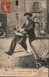 Hurdy Gurdy Player France Guemps, France A. Hanson Postcard Postcard Postcard